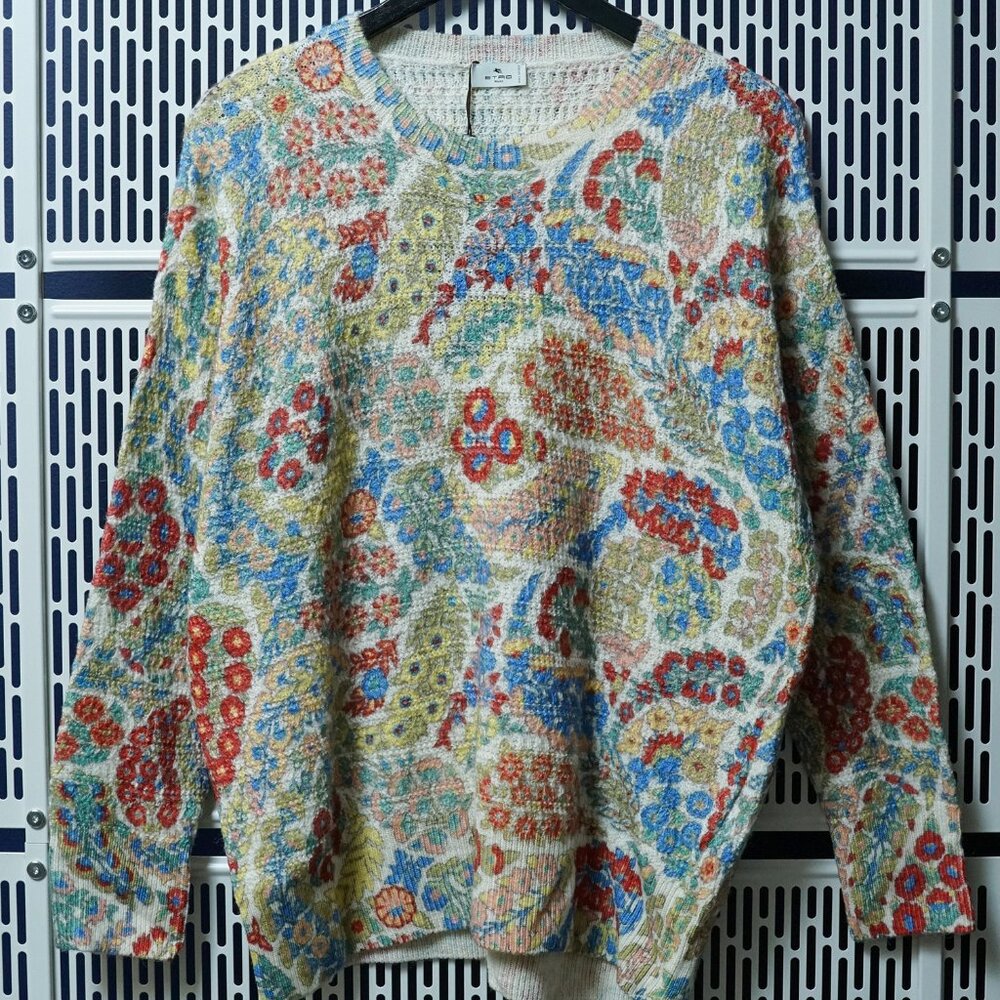 ETRO	DULCINEA FLORAL CREWNECK SWEATER